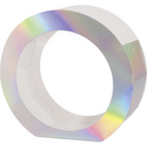 folia lantaarn-uitsnijdingen metallic, rond, gekleurd gesorteerd, 5 stuks