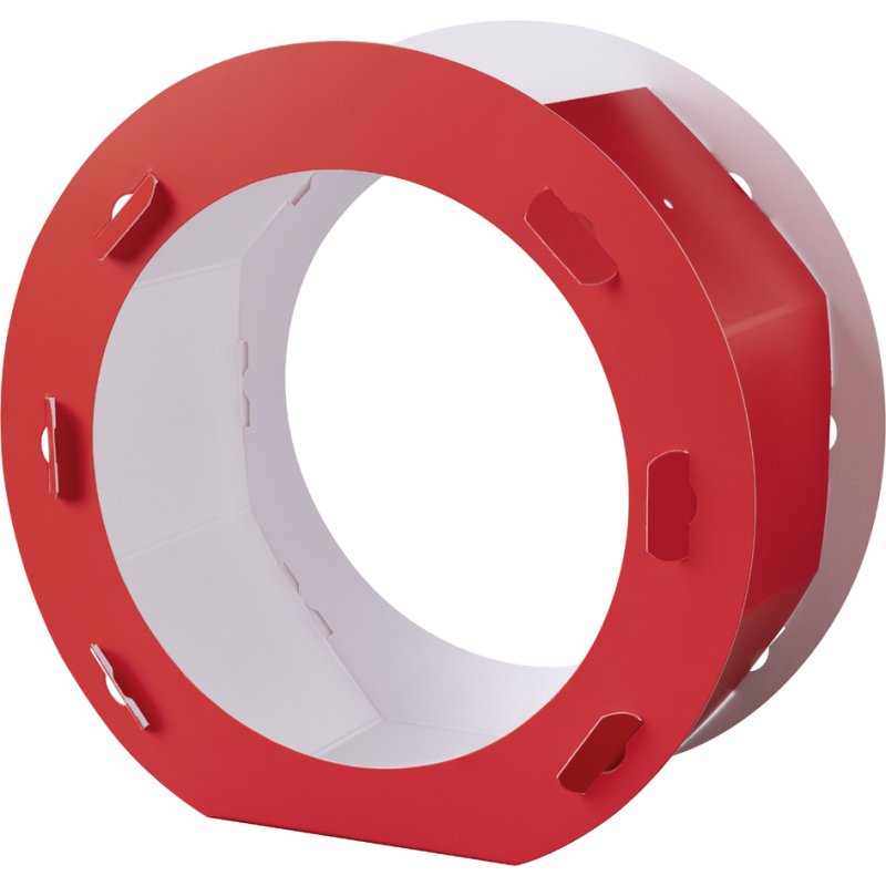folia lantaarnzusnit rond, oranje, diameter 220 mm, 5 stuks