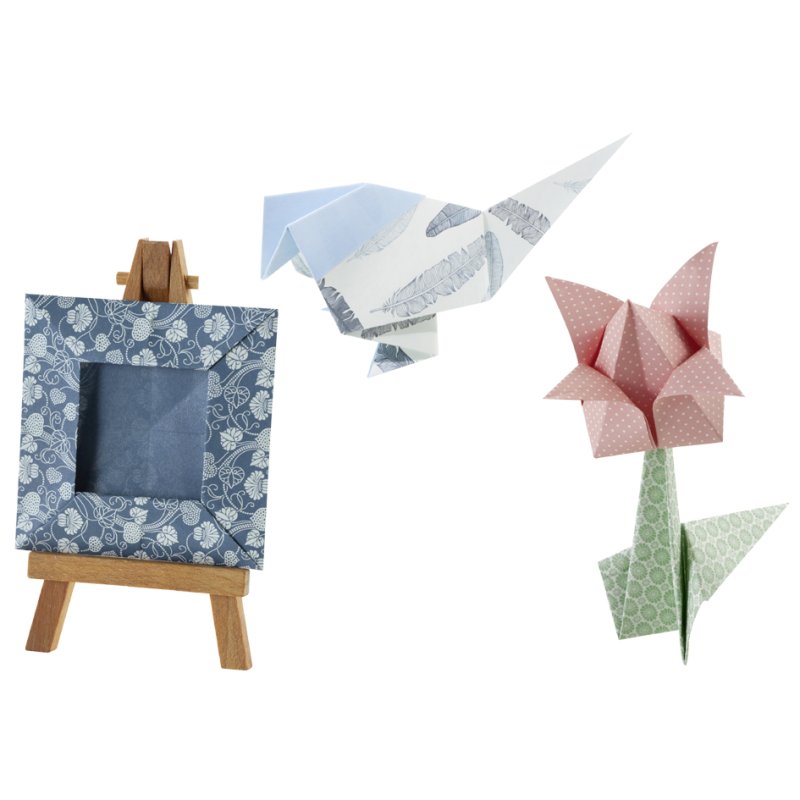 folia vouwpapiertjes Nostalgia, 150×150 mm, 50 stuks