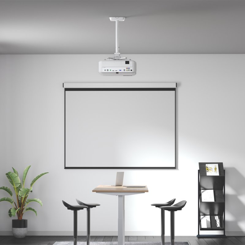 LogiLink projector ceiling mount, white