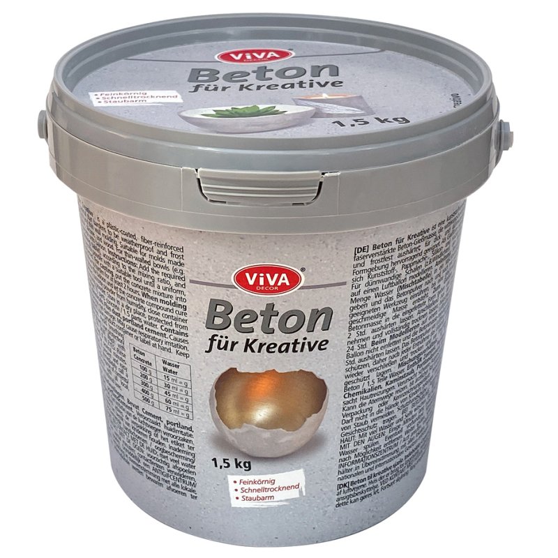 Viva Decor gietbeton, fijnkorrelig, 1,5 kg