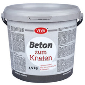 Viva Decor kneedbare betonmassa, vezelversterkt, weerbestendig, 1,5 kg