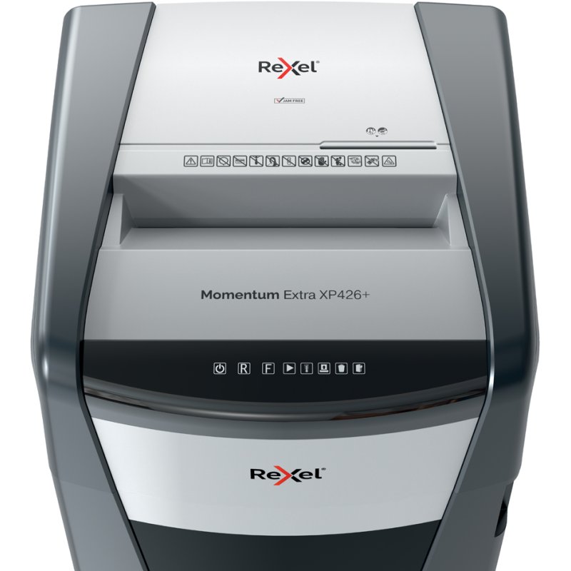 Rexel Momentum Extra XP520+, black/silver, shredder, P-5, 20 sheets, 120 litres