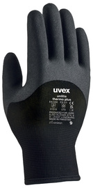 uvex koudebeschermingshandschoenen unilite thermo plus, maat 07, zwart, 1 paar
