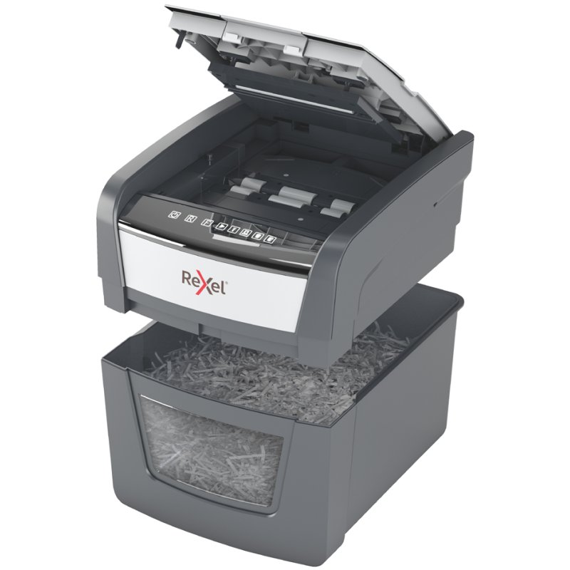 REXEL destructeur de papier Optimum AutoFeed 45X, 4 × 28 mm confettis, 45 feuilles, P-4
