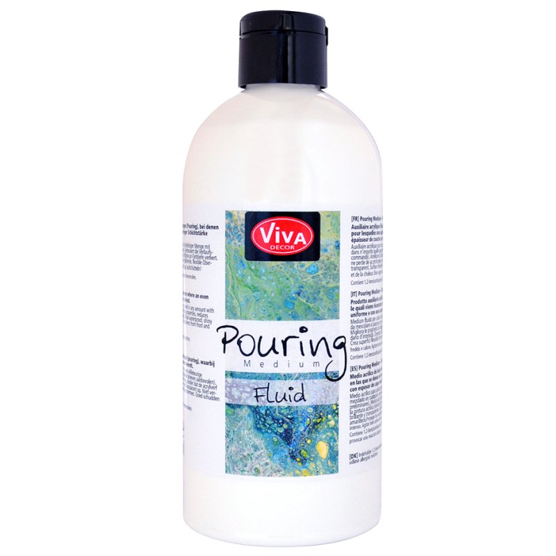 Viva Decor Pouring Medium Fluid, transparent, 500 ml