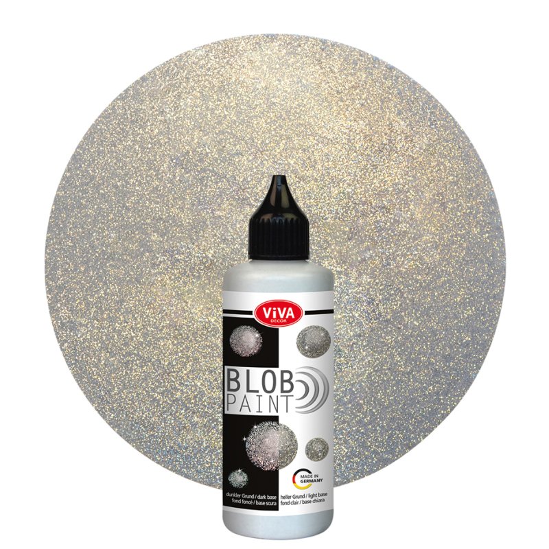 Viva Decor peinture blob, paillettes cuivre, 90 ml