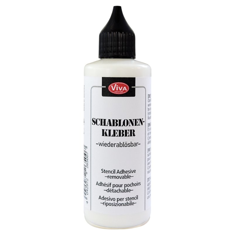 Viva Decor colle à motifs de peinture, temporairement amovible, transparent, 90 ml