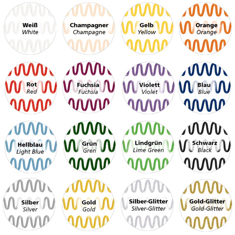 Viva Decor kaarswax pen, geel, 28 ml