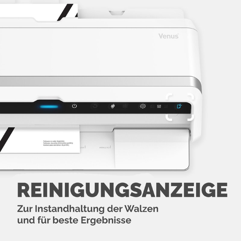 Fellowes lamineermachine Venus A3, wit, tot 500 micron, 6 rollen
