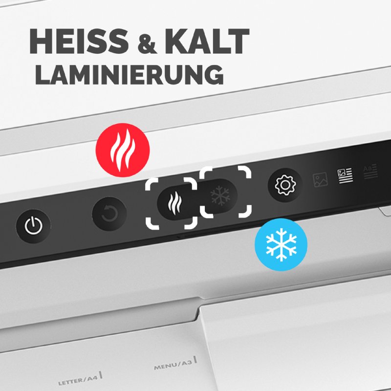 Fellowes lamineermachine Venus A3, wit, tot 500 micron, 6 rollen