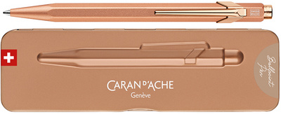 CARAN D'ACHE balpen 849 Brut Rosé, roségoud, navulbaar