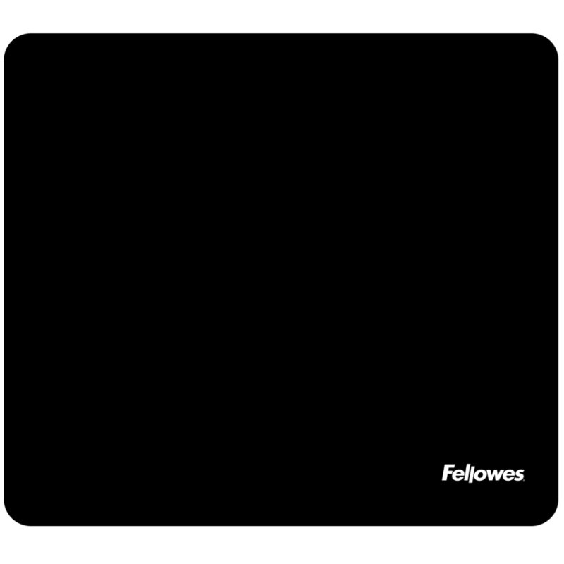 Fellowes gerecyclede muismat, zwart, 229×203 mm, antislip