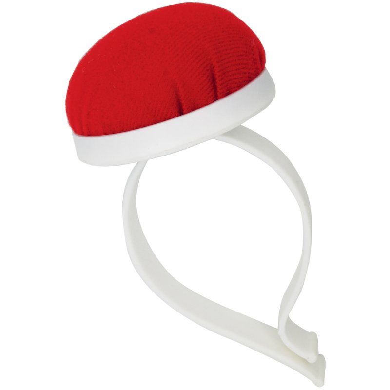 KLEIBER repose-poignet avec pince, rouge/blanc, Ø 60 mm, 120 mm haut