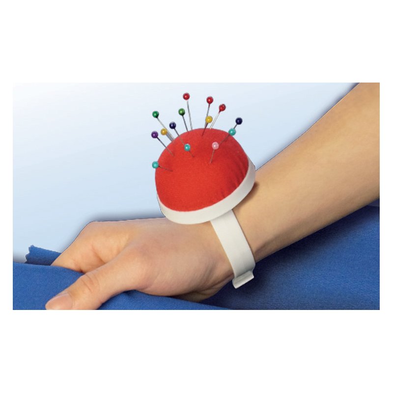 KLEIBER repose-poignet avec pince, rouge/blanc, Ø 60 mm, 120 mm haut