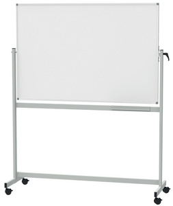 MAUL mobiel whiteboard MAULstandard, draaibaar, geëmailleerd, 200×100 cm