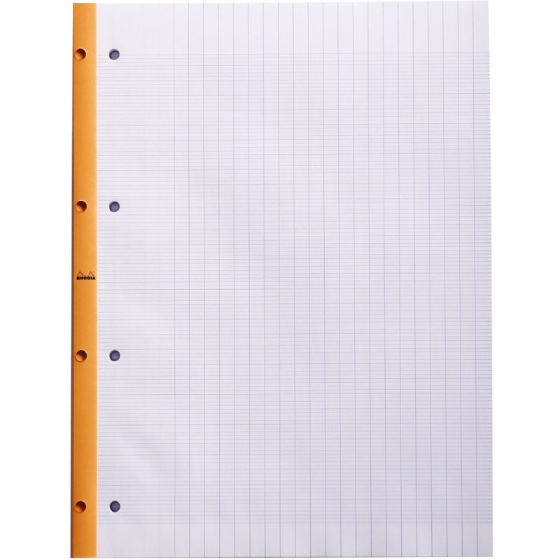 RHODIA bloc de travail A4, quadrillé, orange, 3-pack