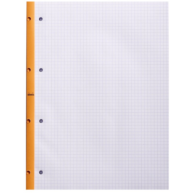 RHODIA bloc de travail A4, quadrillé, orange, 3-pack