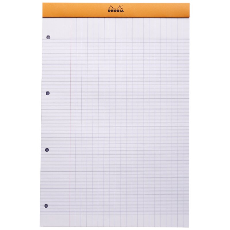 RHODIA bloc-notes No. 20, A4+, lignes françaises, 3 pièces