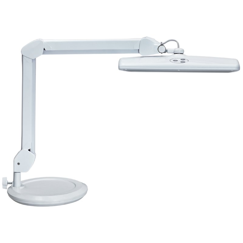 MAUL LED desk lamp MAULintro, dimmable, white, base stand