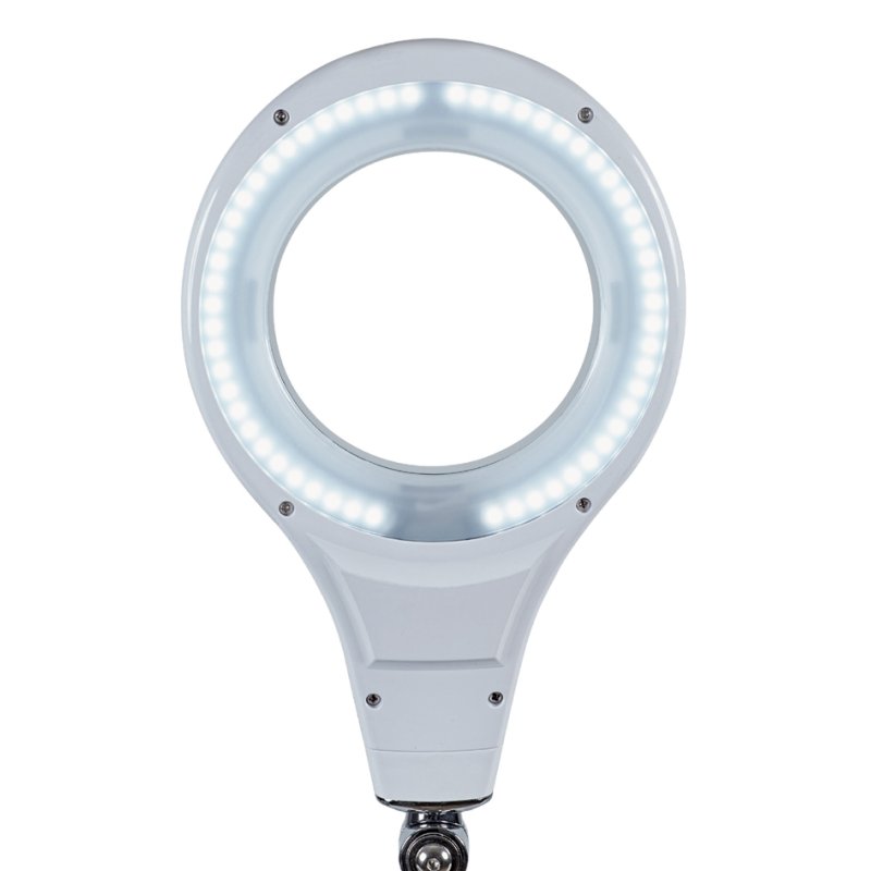 MAUL Lampe loupe LED MAULmakro, pied de support, noir, 3 dioptries