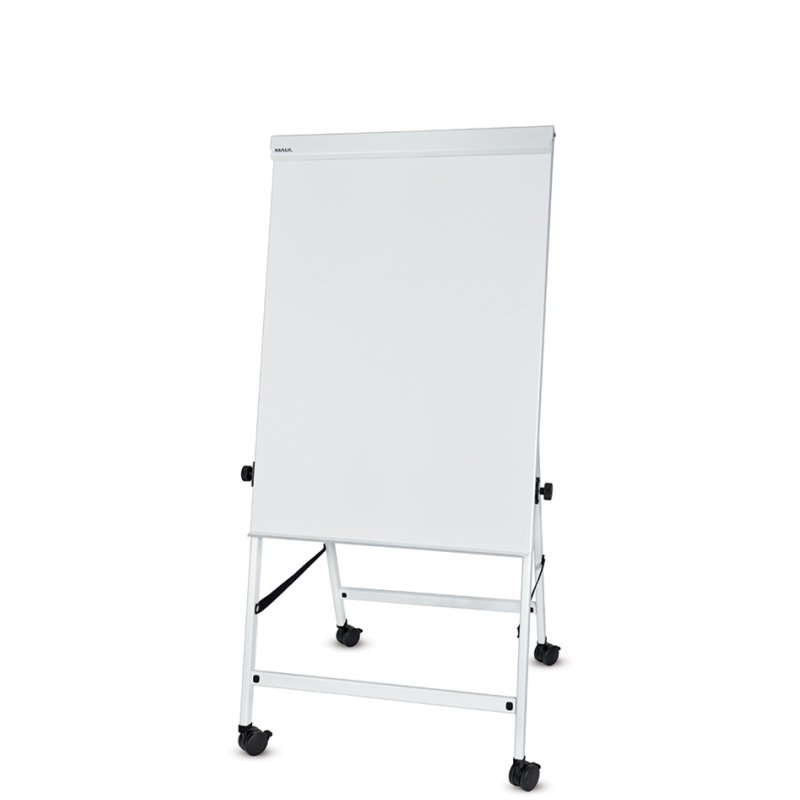MAUL flipchart MAULoffice, white, mobile, 70×100 cm, height adjustable, magnetic