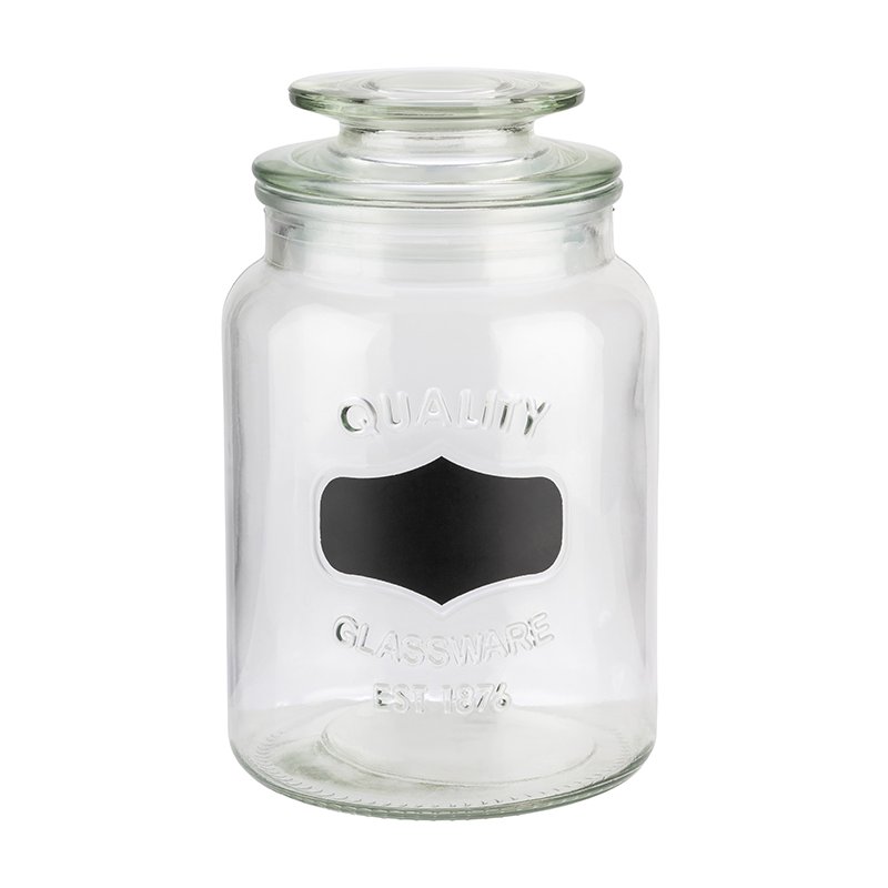 APS pot de rangement NOTE, verre, 1,2 litre, Ø 115 mm