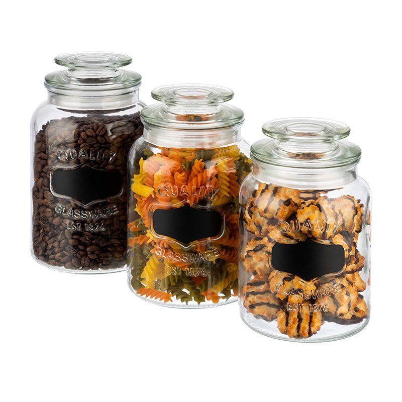 APS pot de rangement NOTE, verre, 1,2 litre, Ø 115 mm