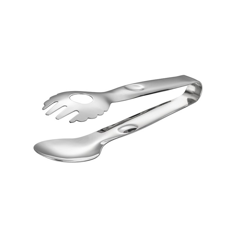APS salad tongs TIDLOS, silver, high-gloss stainless steel, dishwasher safe