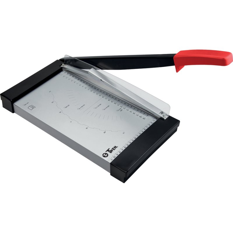 TWEN cisaille à levier HS 4022, DIN A4, argent/noir, 10 feuilles