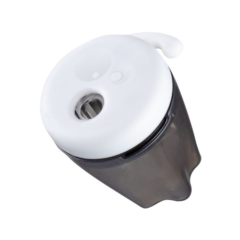 Kores Spooky pencil sharpener, double, black/white, fluorescent