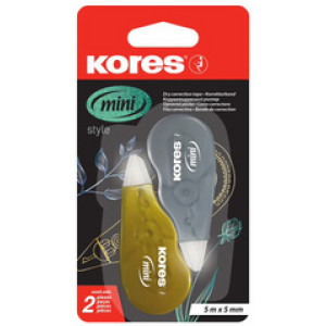Kores Mini Metallic Style correctieroller voor eenmalig gebruik