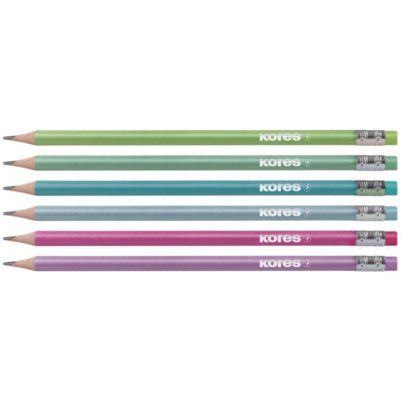 Kores Grafitos Style pencil, triangular, 6 pieces