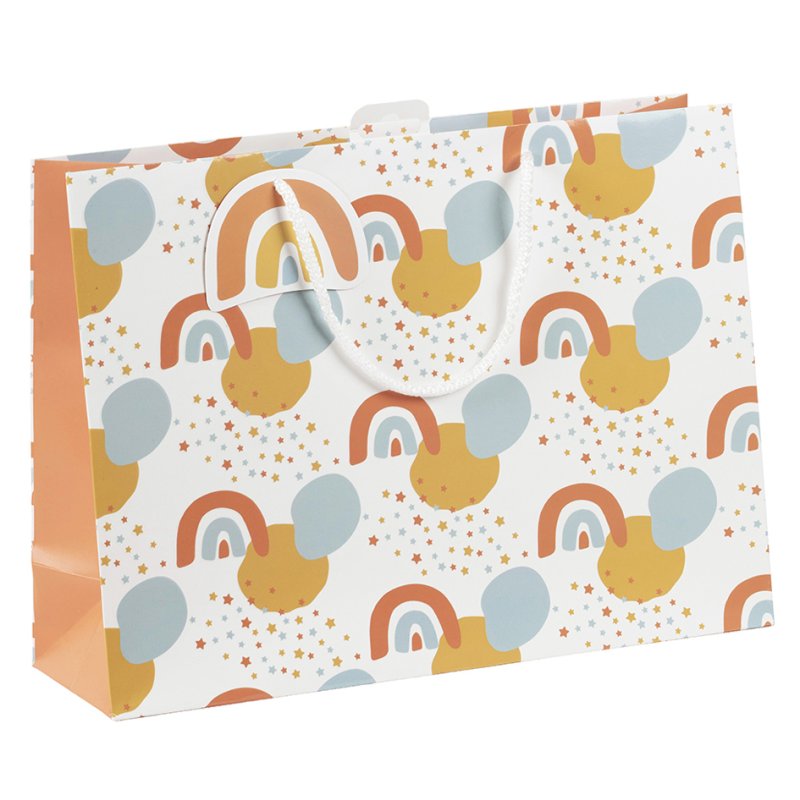 Clairefontaine sac cadeau Welcome petit, papier enduit 210 g/m², 215×102×253 mm