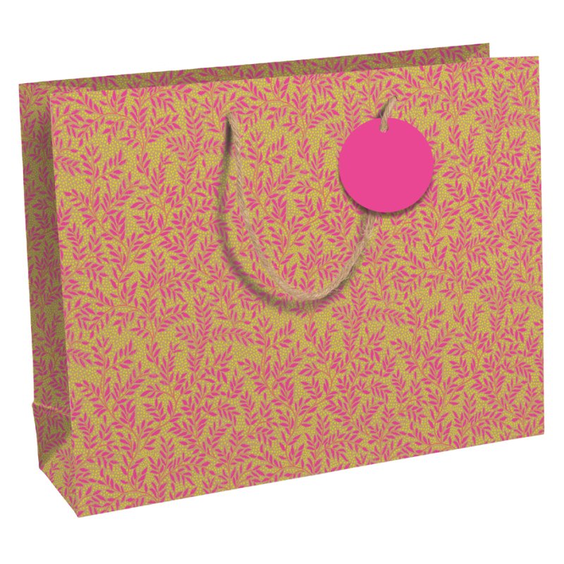 Clairefontaine sac cadeau néon grand, carton kraft 210 g/m², 373×118×275 mm