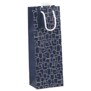 Clairefontaine flessentas Men in blue, beschichtingsapier 210 g/m², wit koord, 127×90×355 mm