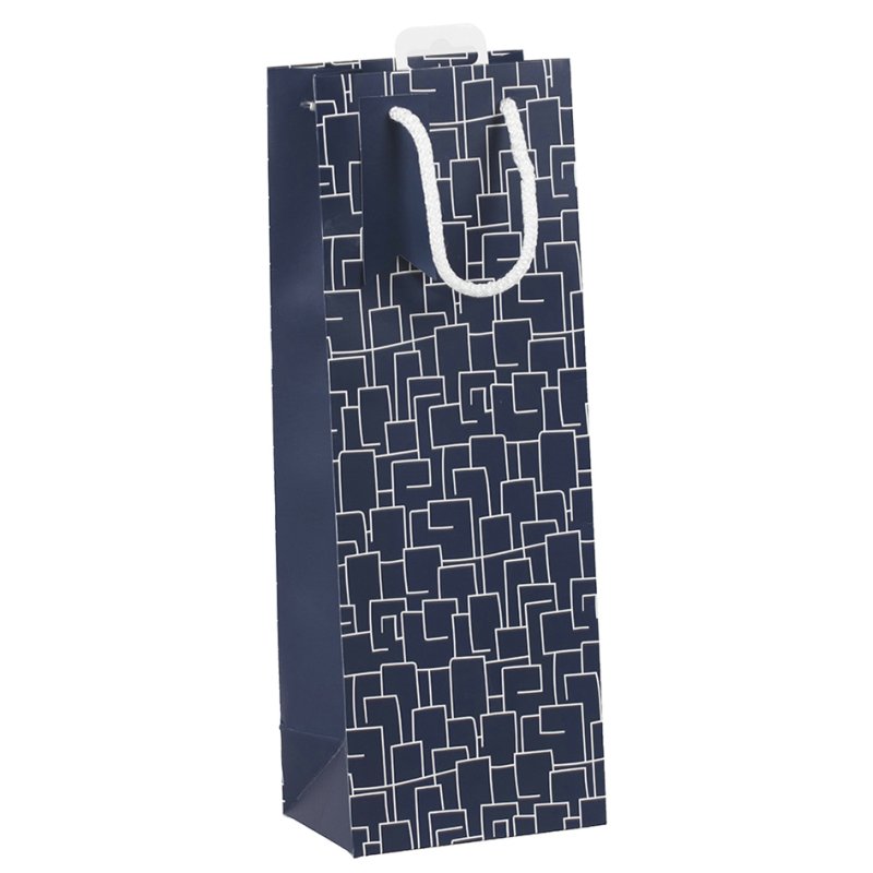 Clairefontaine flessentas Men in blue, beschichtingsapier 210 g/m², wit koord, 127×90×355 mm