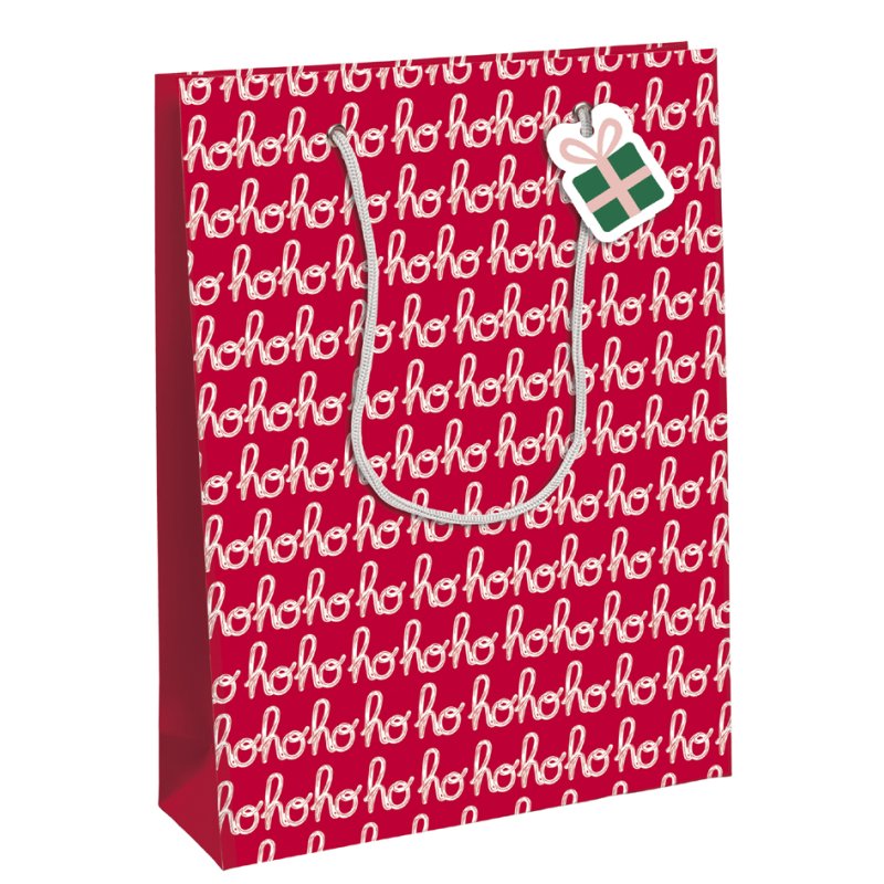 Clairefontaine sac cadeau Noël Hohoho, grand, 373×118×275 mm