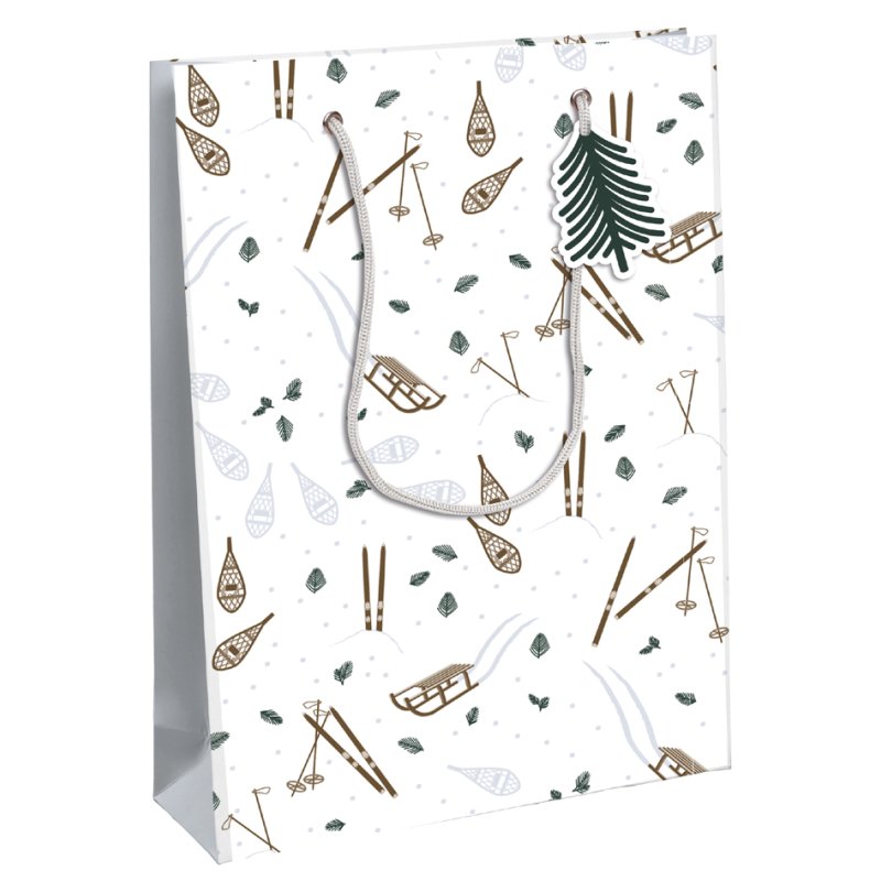 Clairefontaine sac cadeau Winter, grand, 373×118×275 mm, 210 g/m²