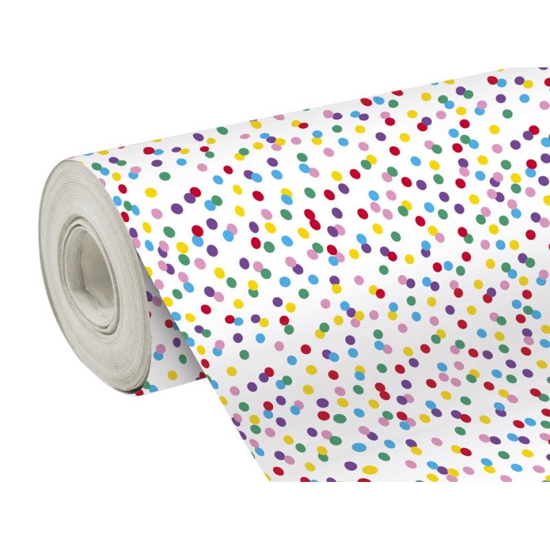 Clairefontaine papier cadeau ballons, rouleau secare, 700 mm × 50 m