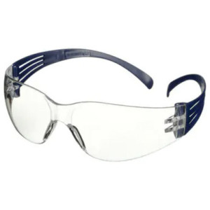3M veiligheidsbril SecureFit 100, heldere lens, blauw montuur, anticondens