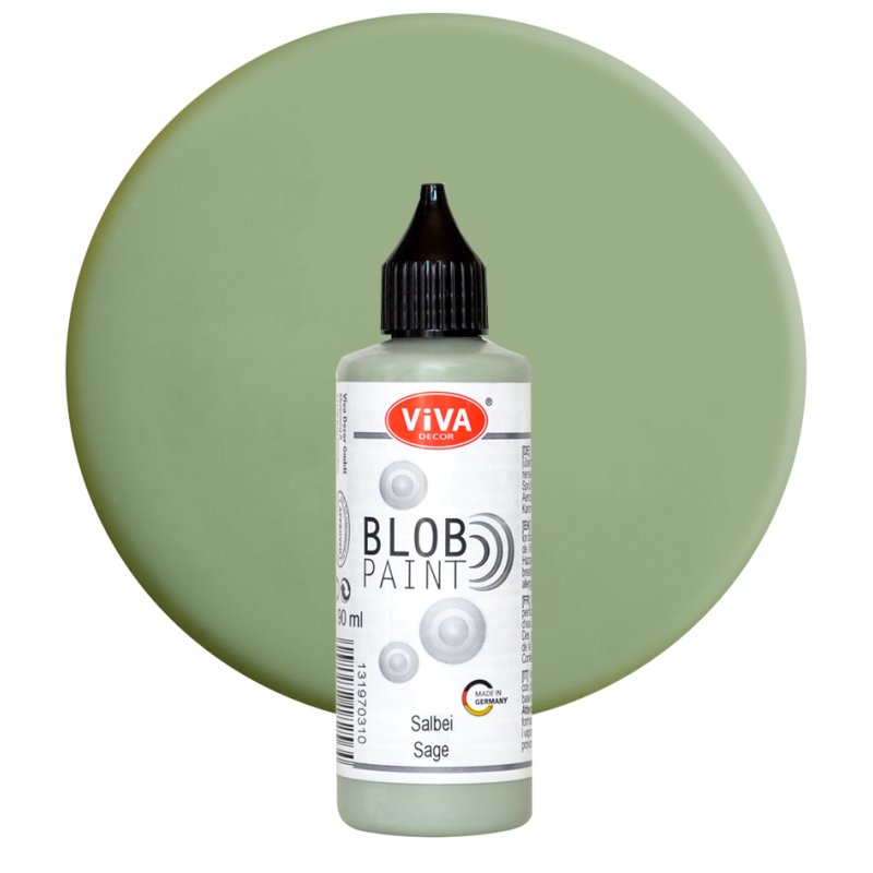 Viva Decor Peinture Blob, bleu nordique, 90 ml