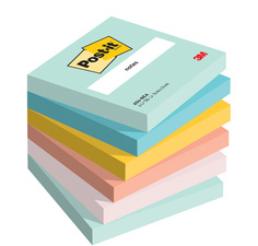 Post-it notitieblokken Beachside Collection, 127×76 mm, 6 blokken, 100 vel per blok