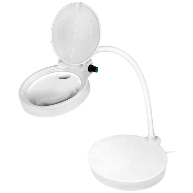 LogiLink Loupe LED, 2 lentilles, blanc, gradable