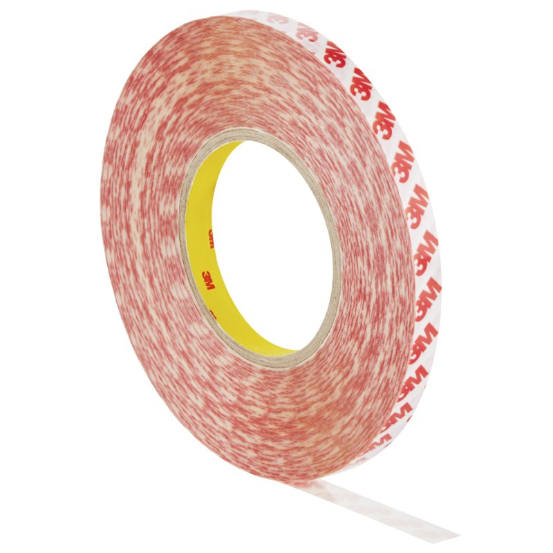 3M dubbelzijdige tape GPT-020F, transparant, 50 mm × 50 m