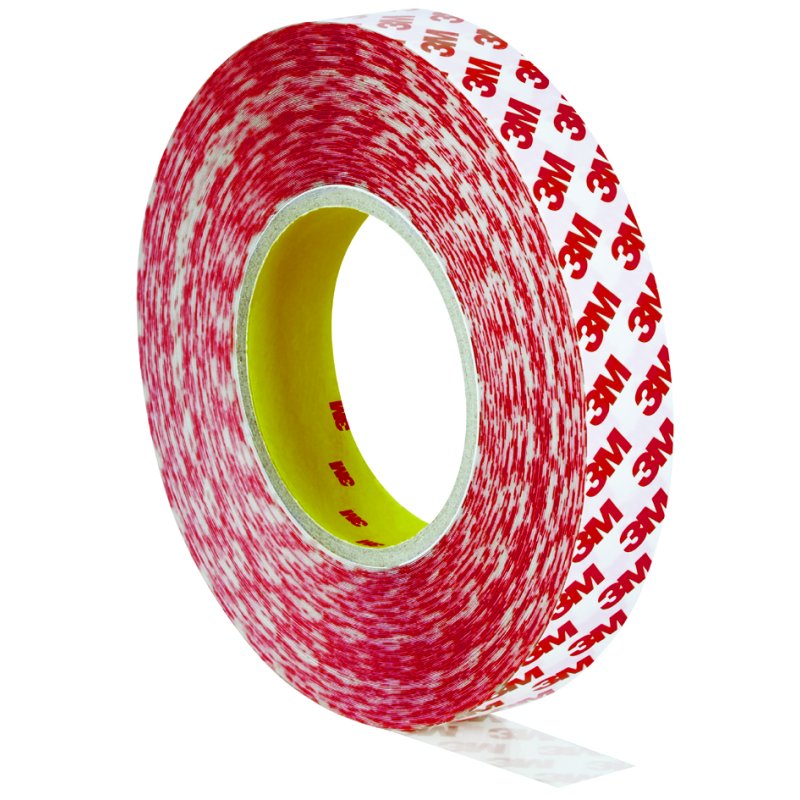 3M dubbelzijdige tape GPT-020F, transparant, 50 mm × 50 m