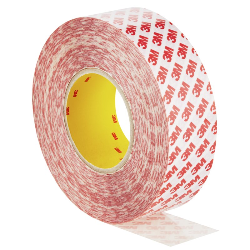 3M dubbelzijdige tape GPT-020F, transparant, 50 mm × 50 m