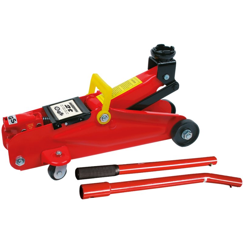 BRÜDER MANNESMANN hydraulische krik, rood, 135-342 mm
