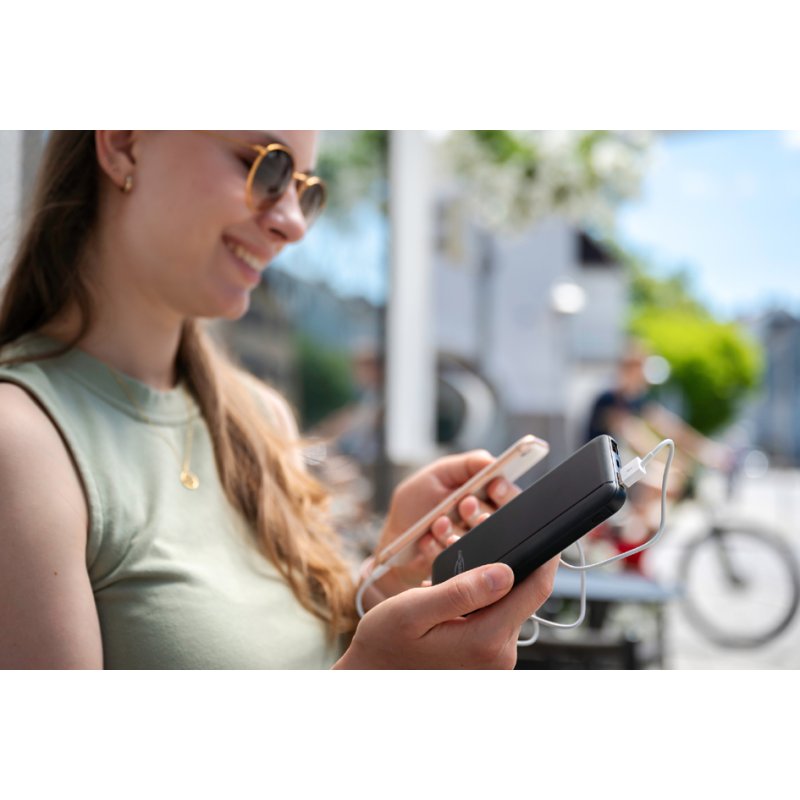 ANSMANN Powerbank PB212, 30.000 mAh, zwart