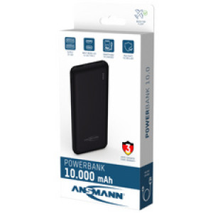 ANSMANN powerbank PB212, 10.000 mAh, zwart